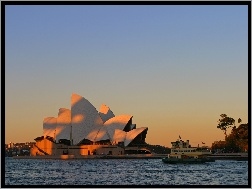 Australia, Sydney, Opera, Zachód Słońca
